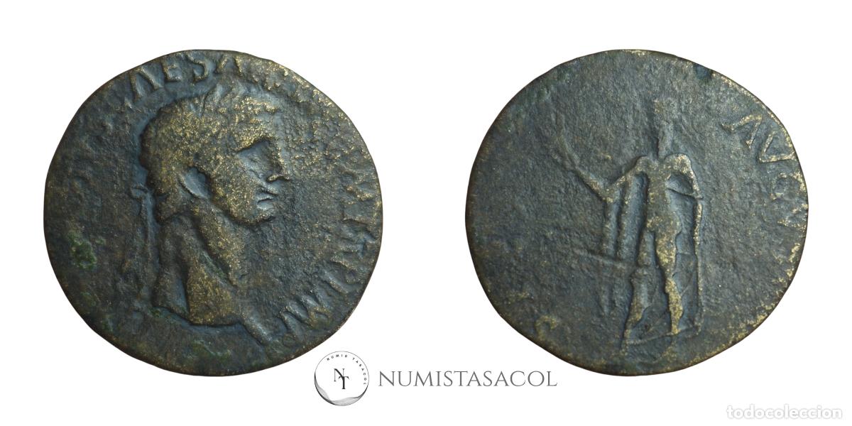 Monedas Imperio romano: NT / SESTERCIO CLAUDIO IMITACION HISPANA (A1225) - Foto 3