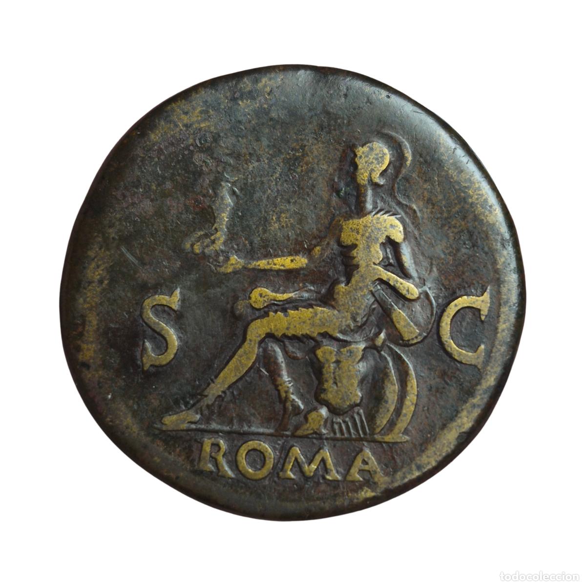 Monedas Imperio romano: NT / SESTERCIO NERON REV. ROMA (A1223) - Foto 2
