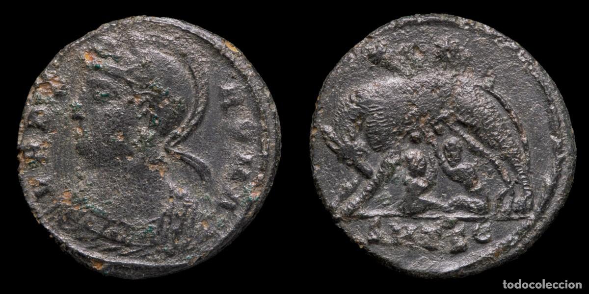 Monedas Imperio romano: Constantine I Commemorative Series - VRBS ROMA, Thessalonic - 18 mm / 2,81 gr.