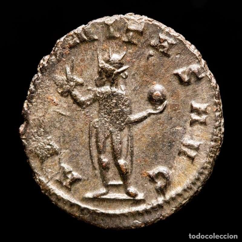 Monedas Imperio romano: Galieno 253-268, Antoniniano, Roma. AETERNITAS AVG - &Gamma; Sol (15138)