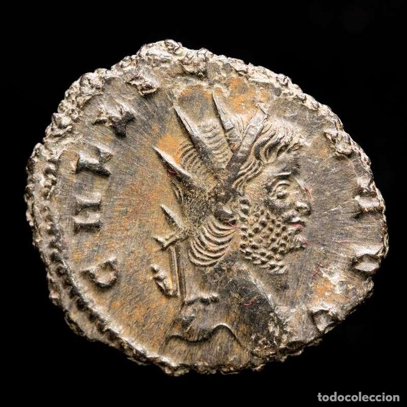 Monedas Imperio romano: Galieno 253-268, Antoniniano, Roma. AETERNITAS AVG - &Gamma; Sol (142)