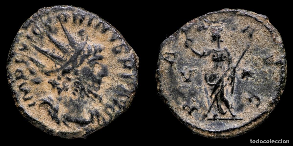Monedas Imperio romano: Victorinus Antoninianus - PAX AVG, Trier - 20 mm / 3,30 gr.