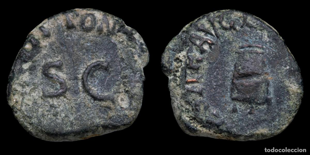Monedas Imperio romano: Claudius Quadrans - SC - 16 mm / 2,15 gr. - Foto 1