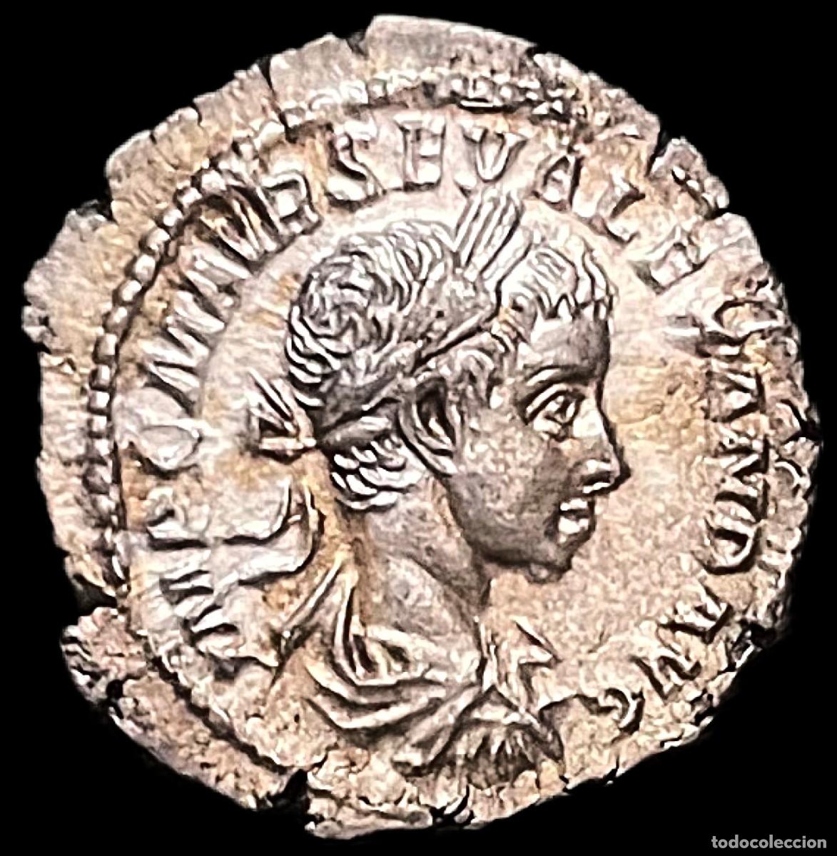 Monedas Imperio romano: Denario Alexander Severo Roma
