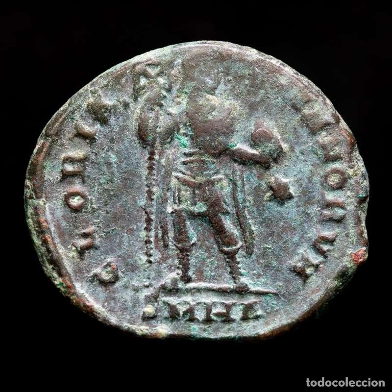 Monedas Imperio romano: Honorio, Maiorina, Heraclea, GLORIA ROMANORVM - ✩ SMHA