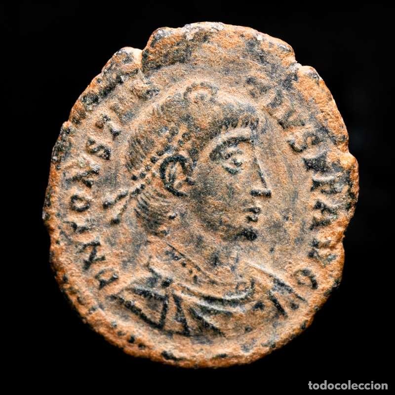 Monedas Imperio romano: Constancio II - Maiorina, Rome 348-50. FEL TEMP REPARATIO / R&middot;M&middot;Q