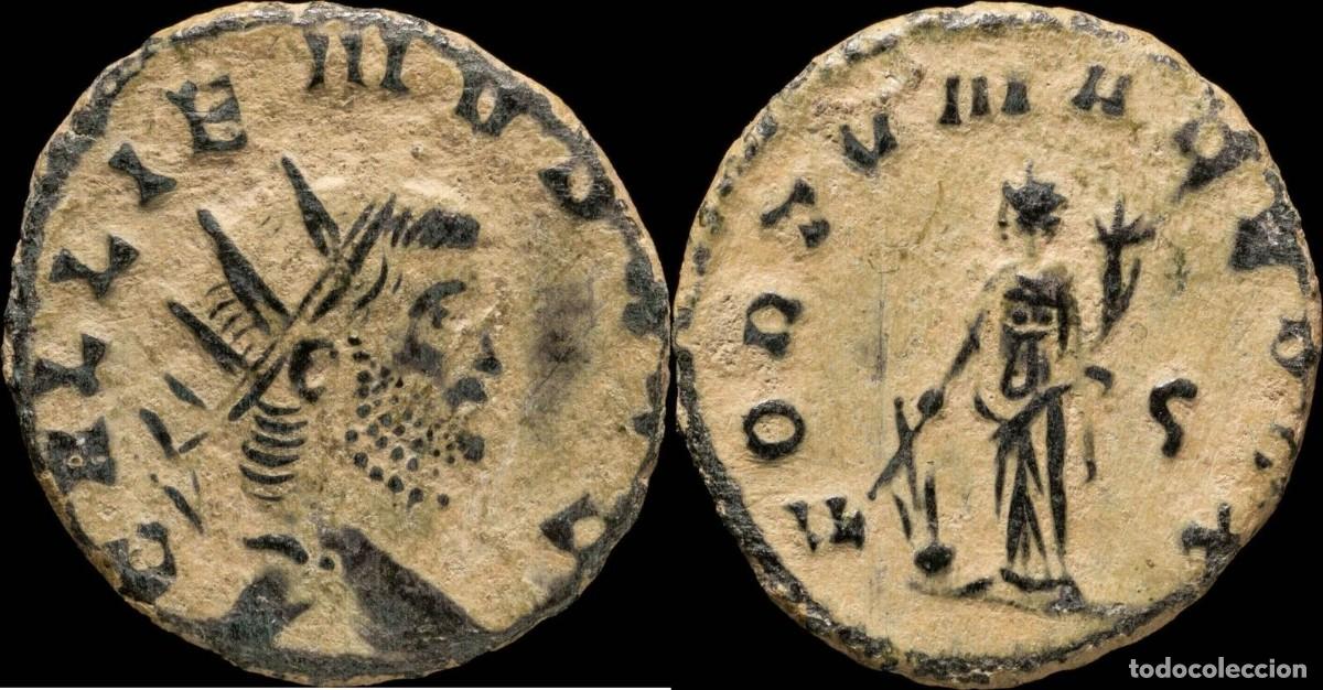 M&uuml;nzen R&ouml;misches Reich: Gallienus - FORTVNA REDVX - 20 mm / 3.45 gr.