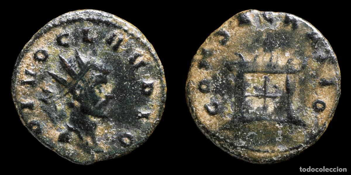 M&uuml;nzen R&ouml;misches Reich: Claudius II Antoninianus - CONSECRATIO - 20 mm / 2.52 gr.