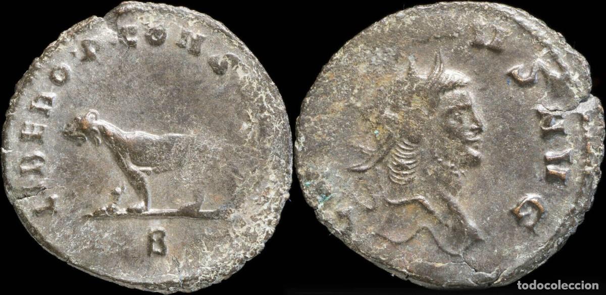 Monnaies Empire Romain: Gallienus Antoninianus - LIBERO CONS AVG - 20 mm / 2.62 gr