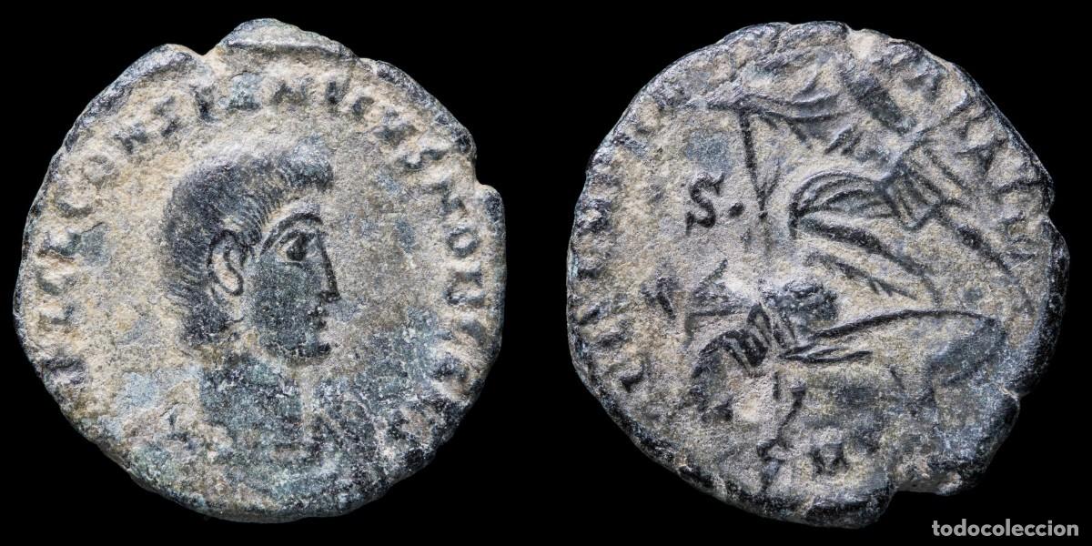 Monedas Imperio romano: Constantius Gallus Follis - FEL TEMP REPARATIO - 20 mm / 4,02 gr.