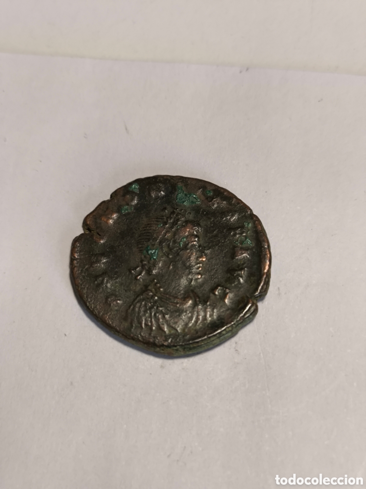 Monedas Imperio romano: Maiorina Honorio 395-423 DC CONS Constantinopla segunda oficina