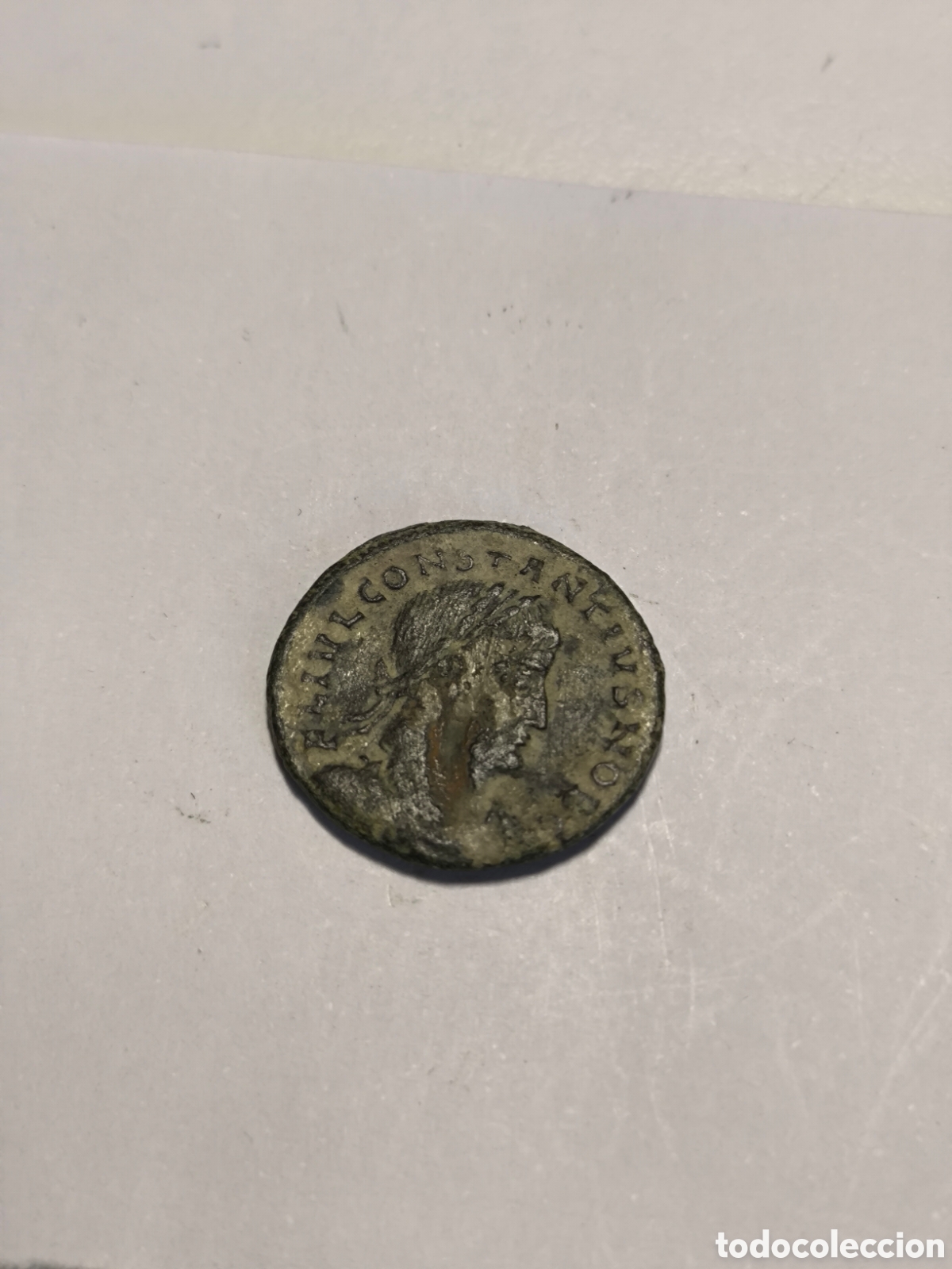 Monedas Imperio romano: 1/2 Centonial Constancio II SMTSR Tesal&oacute;nica - Foto 1
