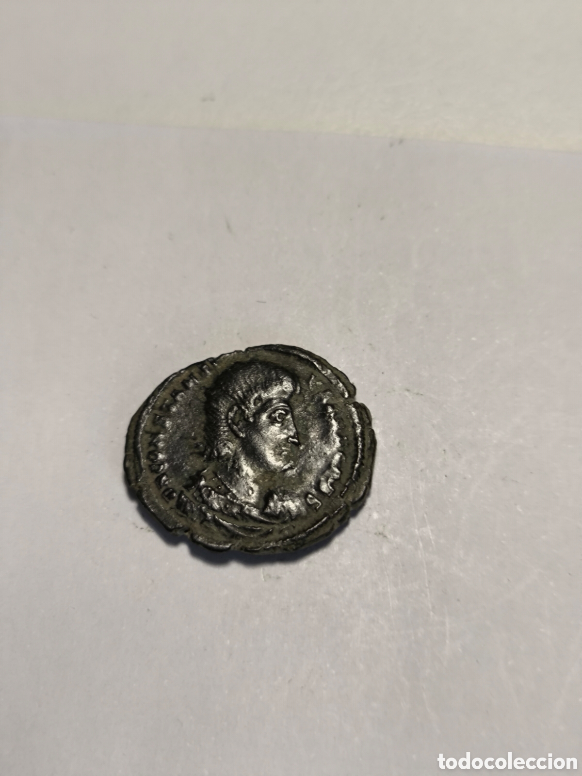 Monedas Imperio romano: 1/2 Centonial Constancio II 337-361 DC. AA epsilon Antioquia lo