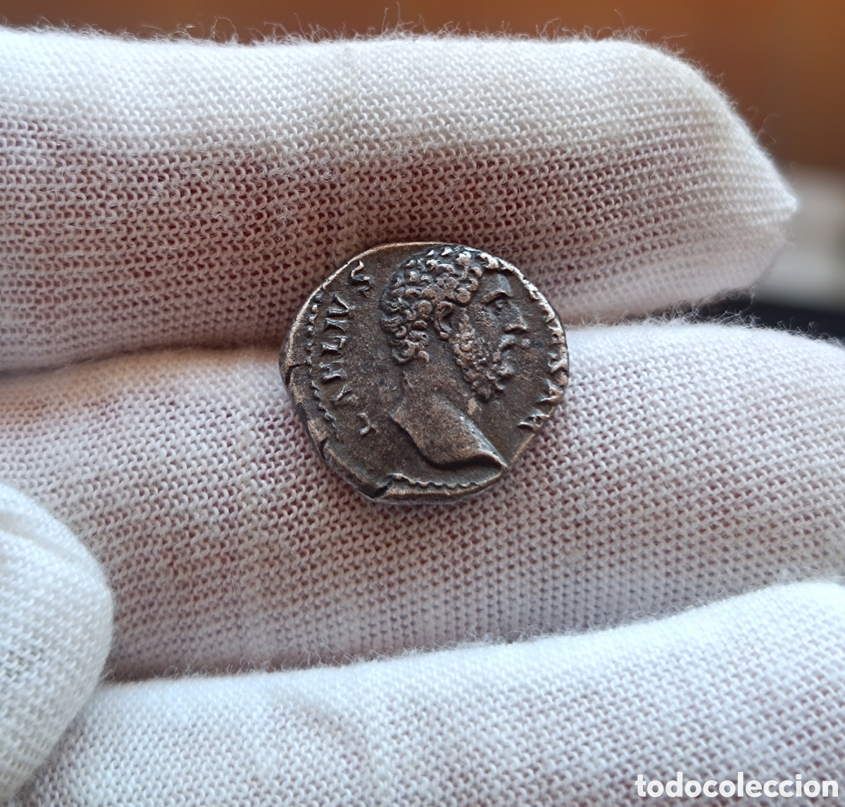 Monedas Imperio romano: Escaso Denario Aelio. Roma. 3,4 gramos
