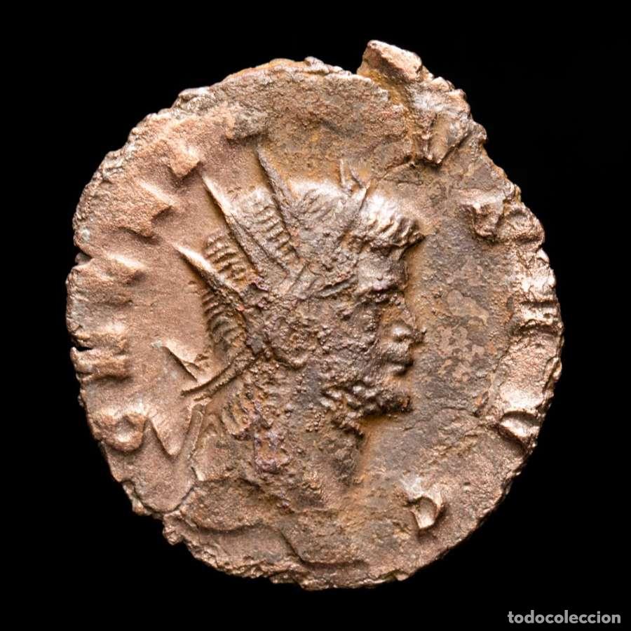 Monedas Imperio romano: Gallieno. Antoniniano plateado. Roma, 265/267. VICTORIA AET. Z.