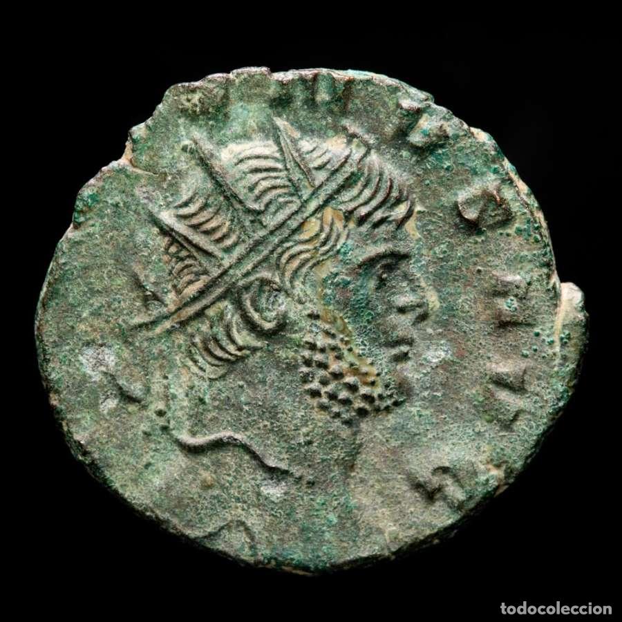 Monedas Imperio romano: Gallieno. Antoniniano plateado. Roma, 265/267. VICTORIA AET. Z.