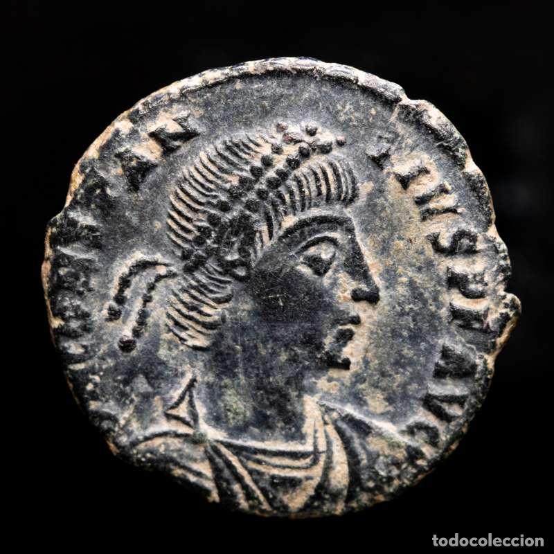 Monedas Imperio romano: Constancio II, AE maiorina, Rome R &Omega; P. FEL TEMP REPARATIO (4488)