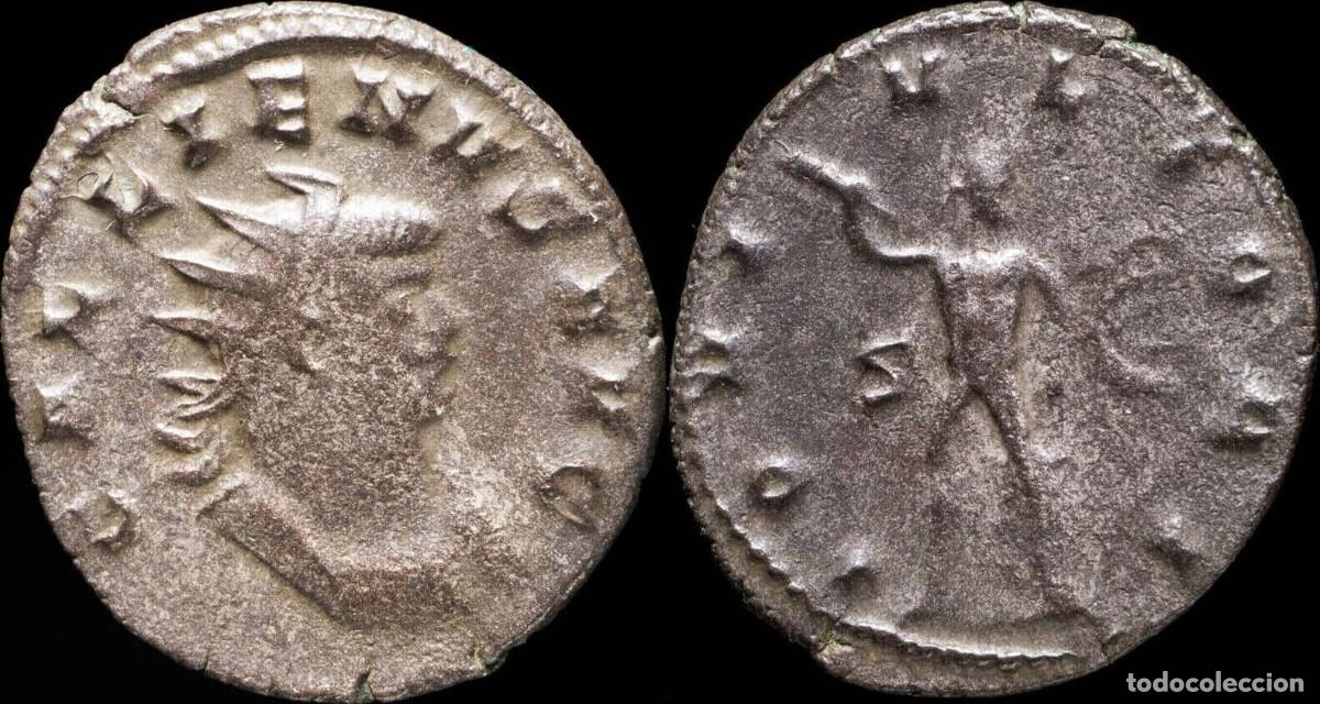 Moedas Imp&eacute;rio Romano: Gallienus Antoninianus - IOVI VLTORI - 21 mm / 3.49 gr.