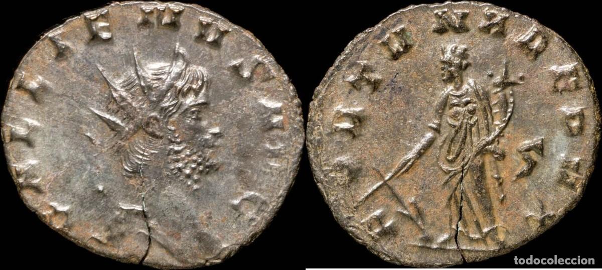 Moedas Imp&eacute;rio Romano: Gallienus Ae Antoninianus - FORTVNA REDVX - 20 mm / 1.97