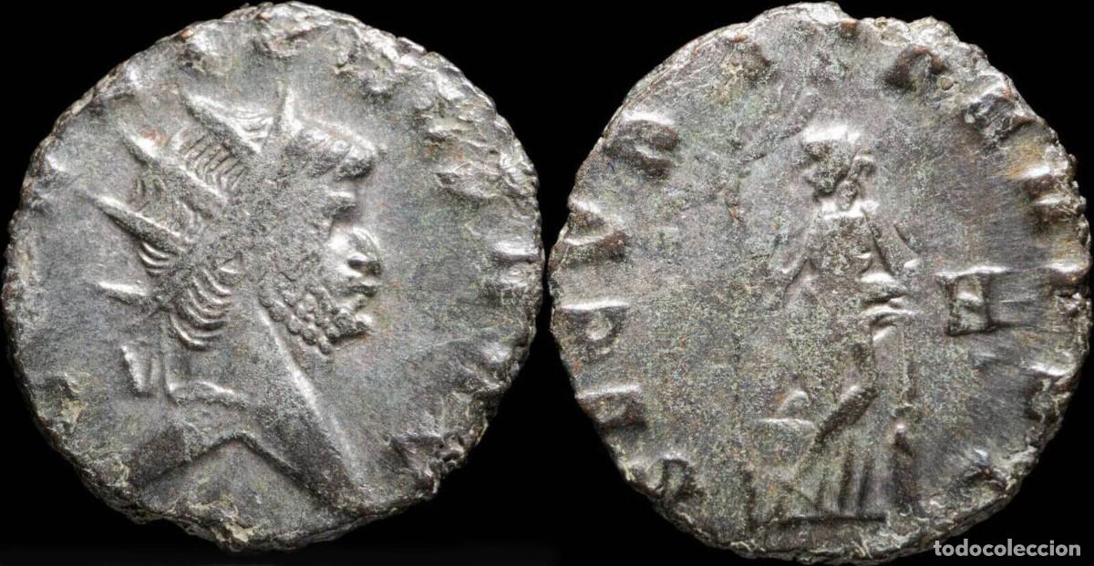 M&uuml;nzen R&ouml;misches Reich: Gallienus Antoninianus - SECVRIT PERPET - 18 mm / 3.01 gr