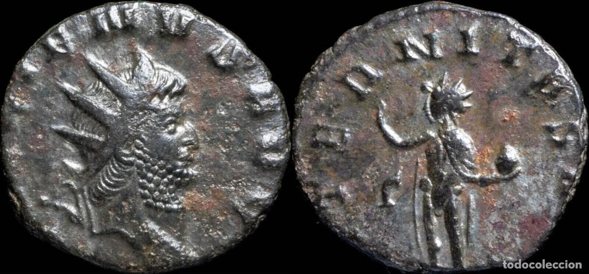 Monedas Imperio romano: Gallienus Antoninianus - AETERNITAS AVG - 17 mm / 2.55 gr