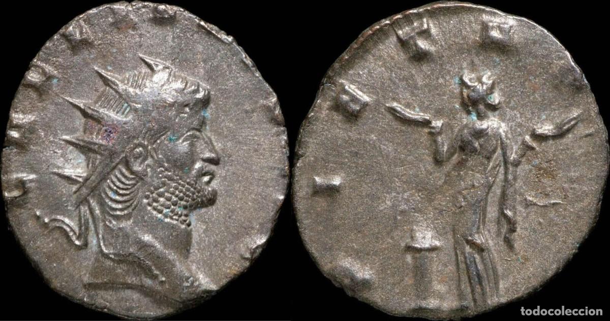 Monedas Imperio romano: Gallienus Antoninianus - PIETAS AVG - 18 mm / 1.78 gr