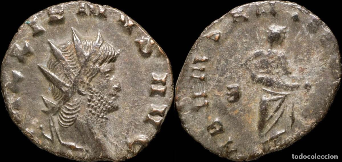 Monedas Imperio romano: Gallienus Antoninianus - ABVNDANTIA AVG - 18 mm / 1.76 gr