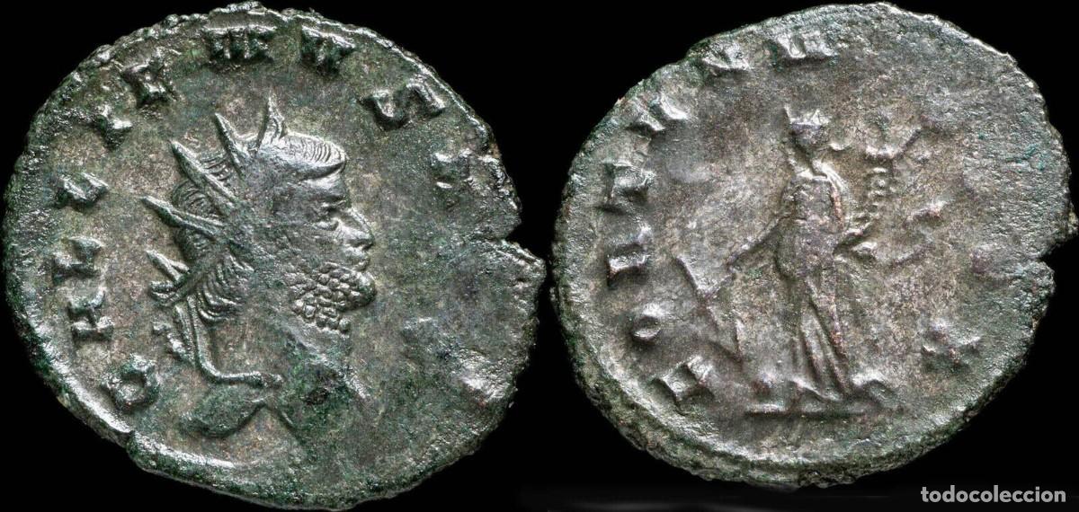 Monnaies Empire Romain: Gallienus Ae Antoninianus - FORTVNA REDVX - 23 mm / 2.98 gr.