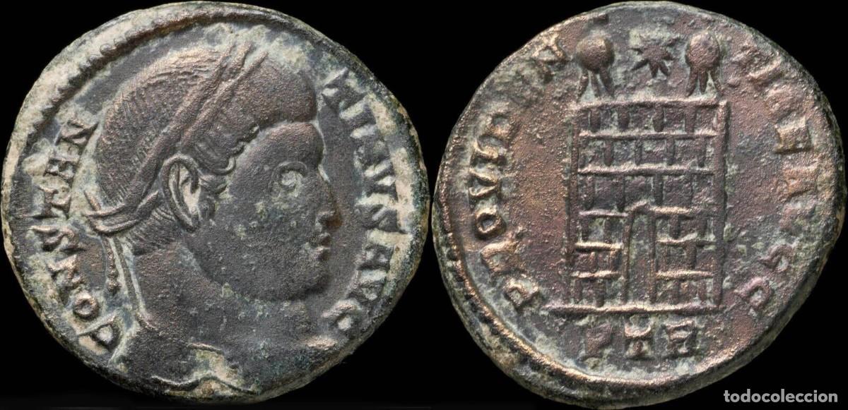M&uuml;nzen R&ouml;misches Reich: Contantine I - PROVIDENTIAE AVGG, Treveri - 18 mm / 3.10 gr.