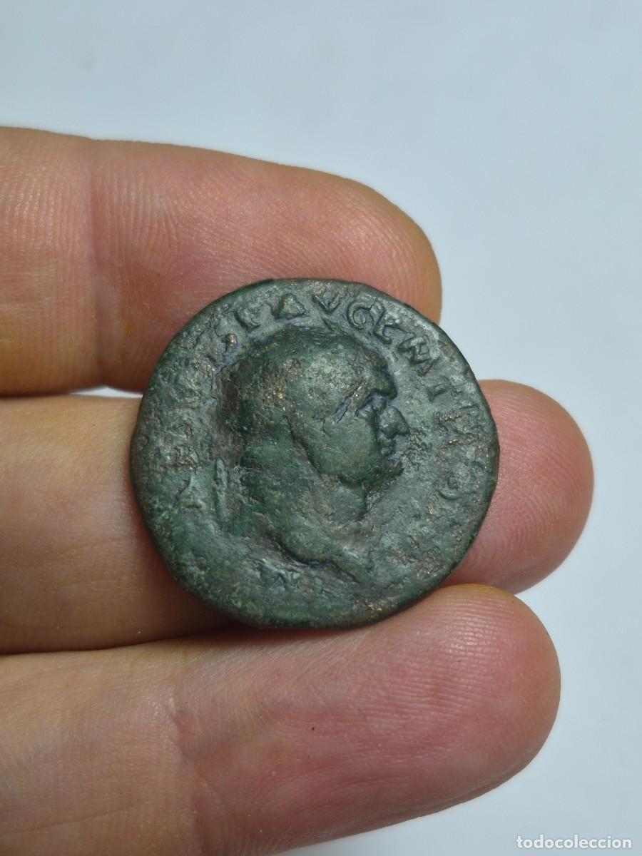 Monedas Imperio romano: NT/ DUPONDIO VESPASIANO REV. FELICITAS 10,75 grs (A1255)