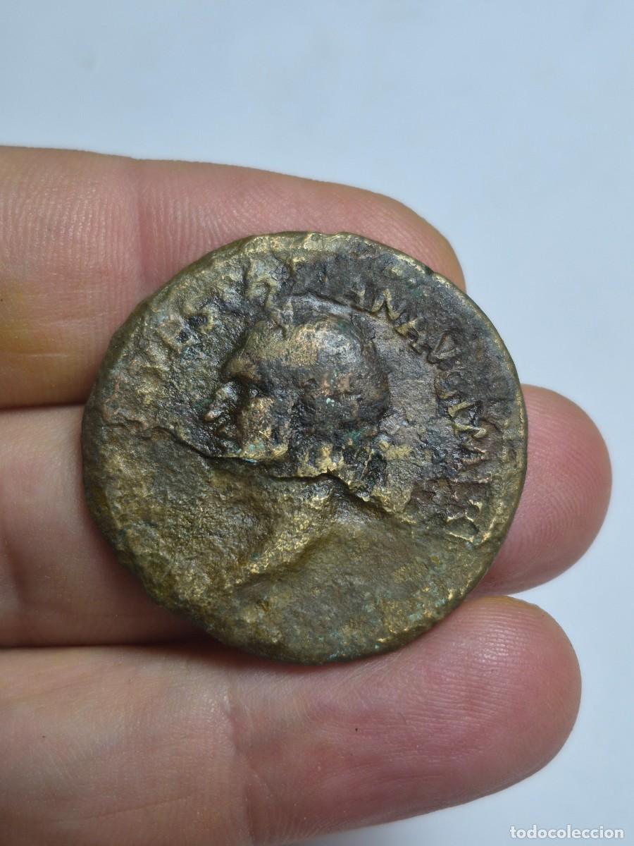 Monedas Imperio romano: NT/ SESTERCIO VESPASIANO REV. MARTES 19,60 grs (A1256)
