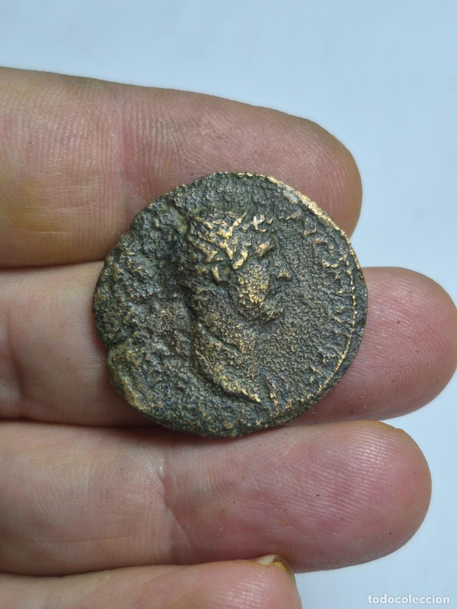 Monedas Imperio romano: NT/ DUPONDIO ADRIANO REV. SALUS 11,61 grs (A1267)