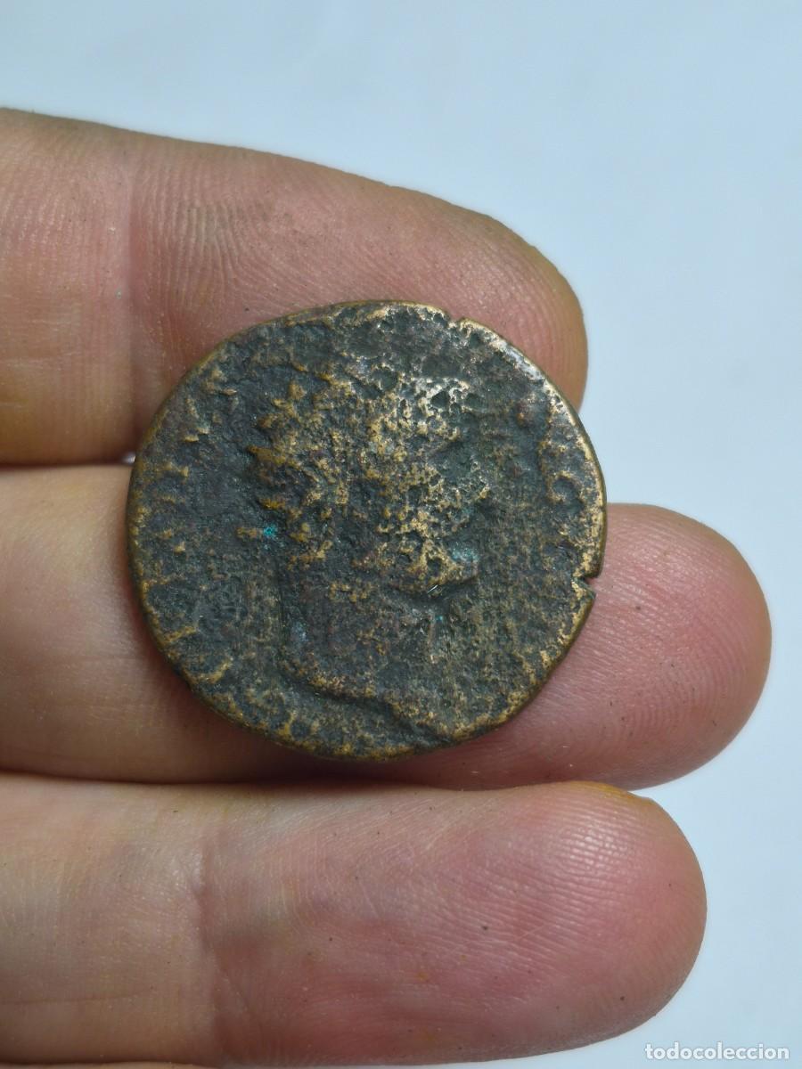 Monedas Imperio romano: NT/ DUPONDIO ADRIANO REV. DIOSA 11,61 grs (A1268)
