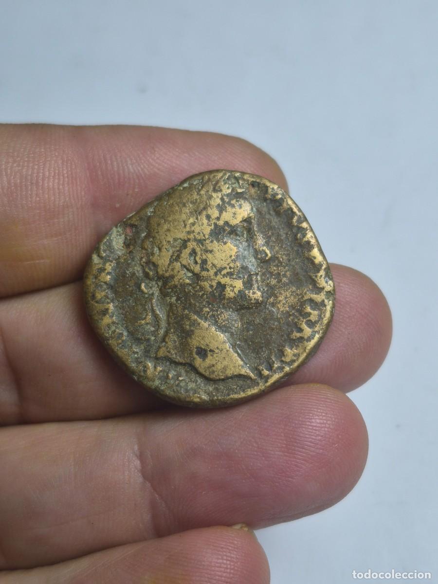 Monedas Imperio romano: NT/ SESTERCIO ANTONINO PIO REV. DIOSA ESTANTE 23,32 grs (A1272)