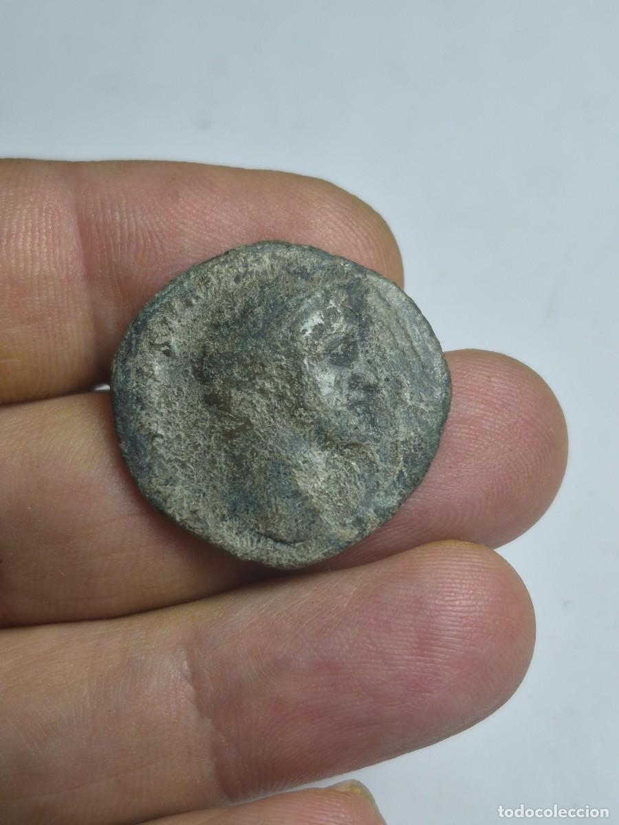 Monedas Imperio romano: NT/ AS ANTONINO PIO REV. DIOSA POR LIMPIAR 7,10 grs (A1277)