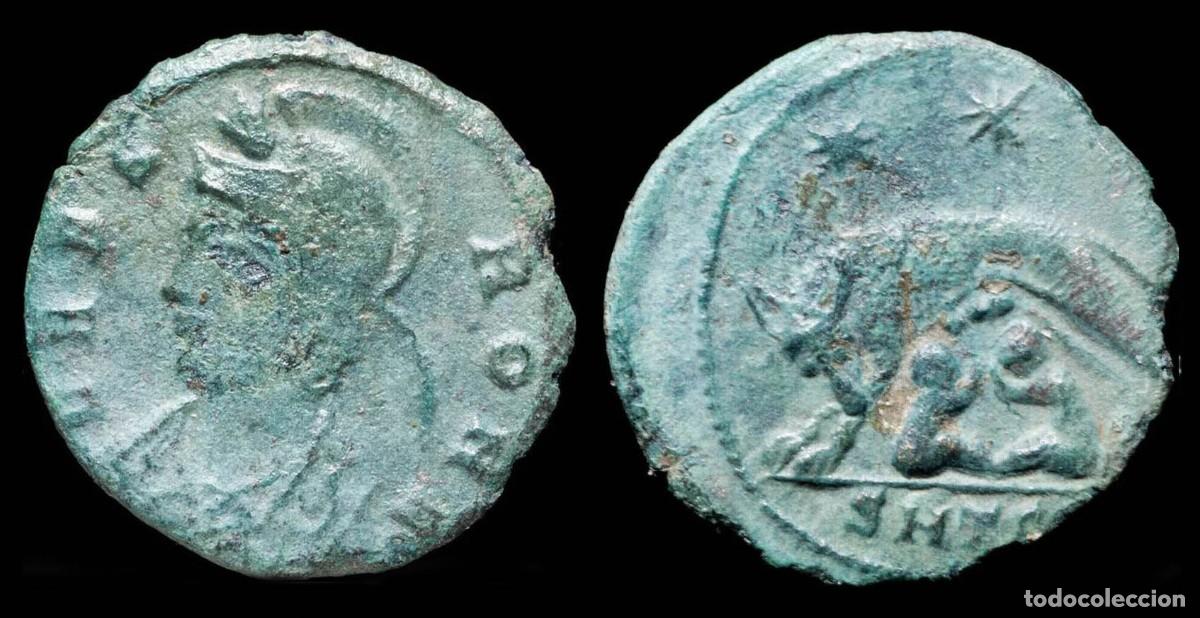 Monedas Imperio romano: Constantine I Commemorative Series - Vrbs Rome, Thessalonica - 16 mm / 1.14 gr.