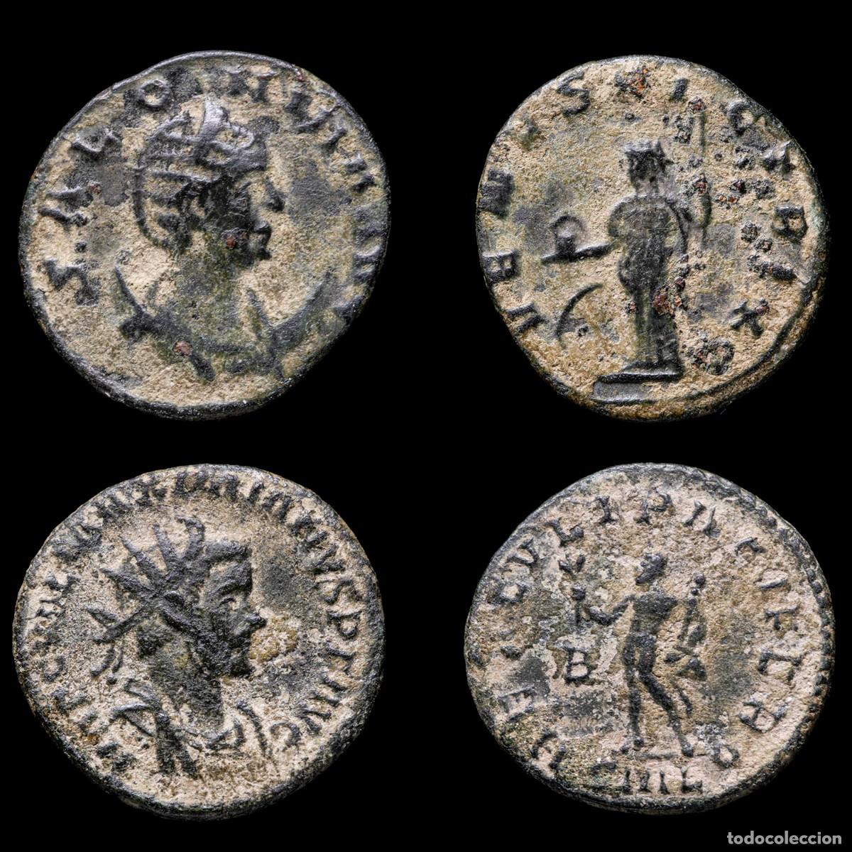 Monedas Imperio romano: Salonina & Maximimianus - VENVS VICTRIX/HERCVLI PACIFERO- 2 Coins Lot.