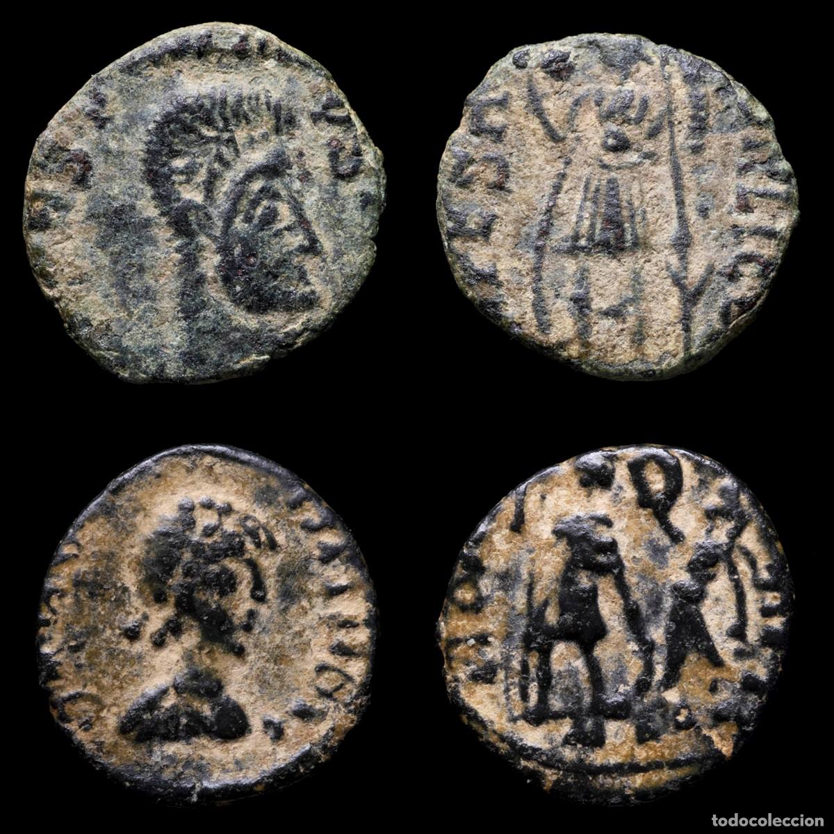 Monedas Imperio romano: Barbarous Roman Coins - SPES REIPVBLICE/VIRTVS EXRCITI - 2 Coins Lot.