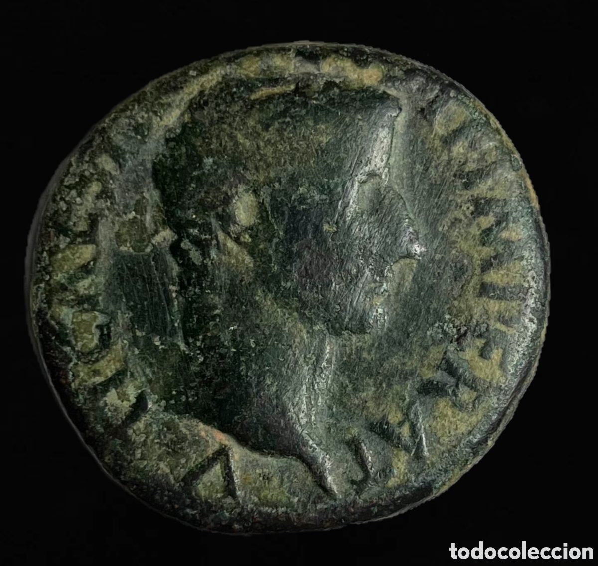Monedas Imperio romano: As Tiberio 10-11 d.C. &rdquo;como c&eacute;sar&rdquo;