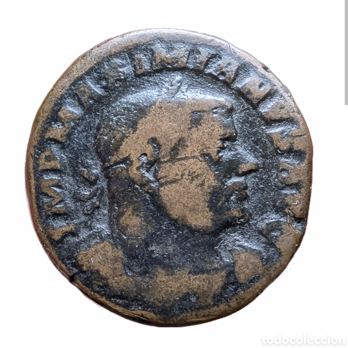 Monedas Imperio romano: Follis Maximiano Hercules 303-305 d.C. Treveri