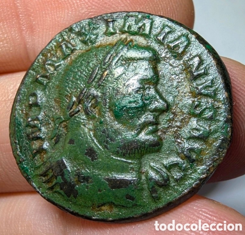 Monedas Imperio romano: Follis Maximiano H&eacute;rcules 303-305 d.C. Treveri