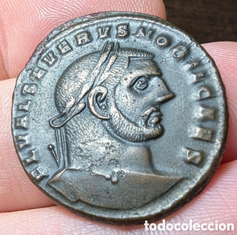Monedas Imperio romano: Follis Severo II 305-306 d.C. Heraclea
