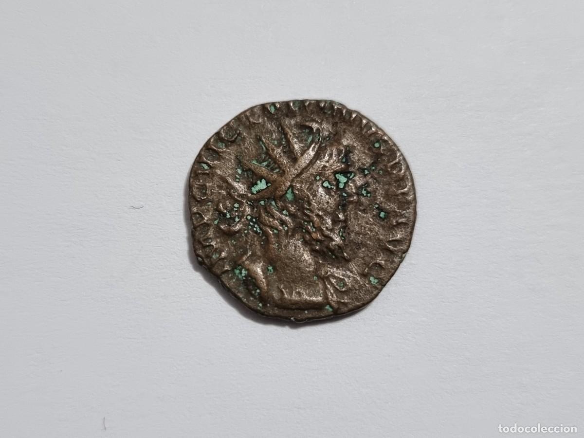Monedas Imperio romano: Antoniano Antoniniano Victorinus Moneda Victorino Romana Imperio Providentia
