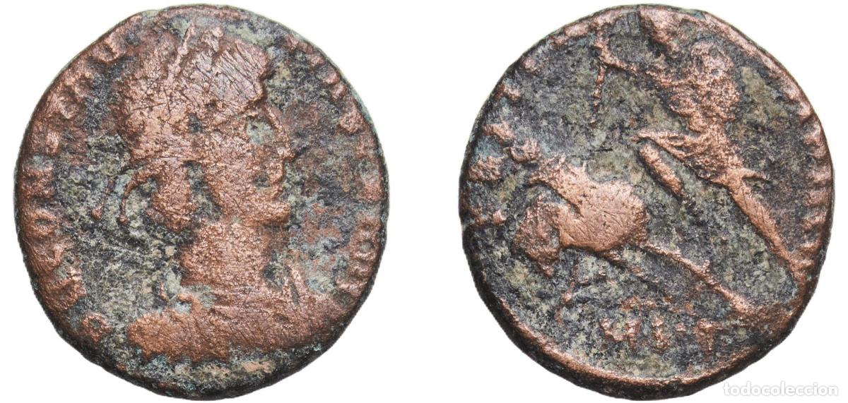 Monedas Imperio romano: Rome Roman Empire 4th - 5th Centuries AE Nummus Bronze 2.46g VF