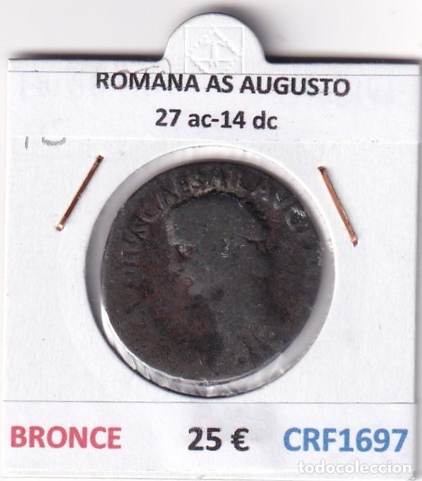 Monedas Imperio romano: CRF1697 MONEDA ROMANA AS AUGUSTO 27 ac-14 dc
