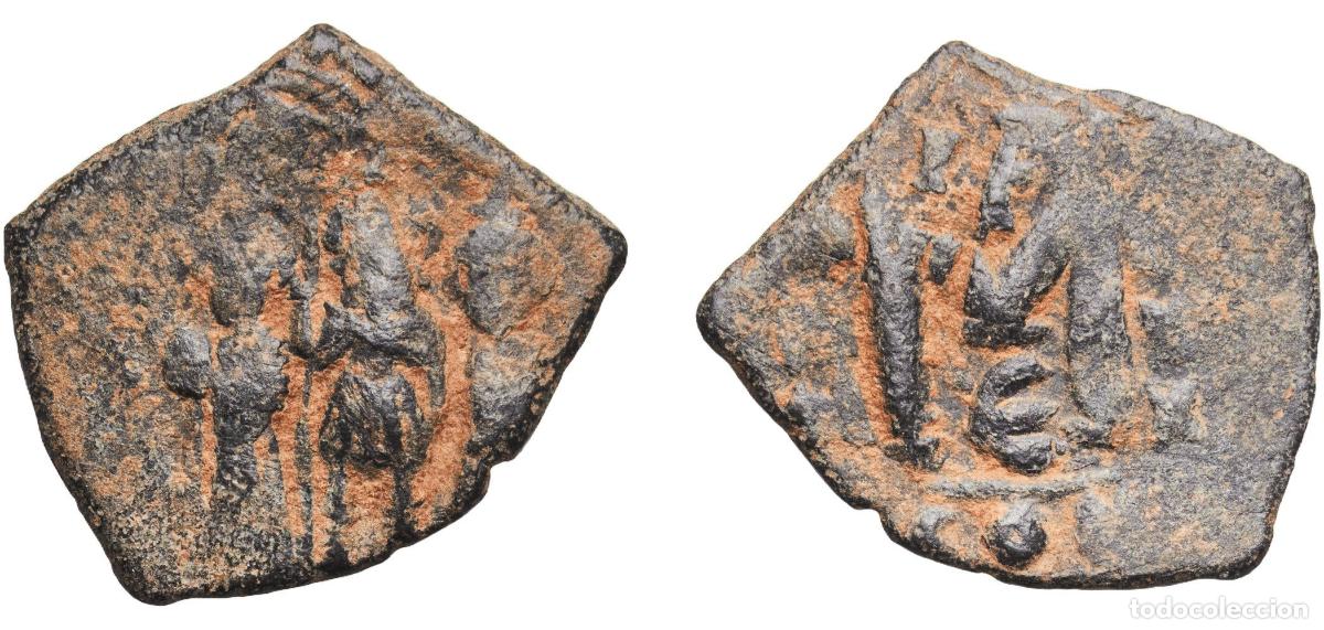 Monedas Imperio romano: Byzantine states Byzantine Empire 6th - 9th Centuries 40 Nummi Bronze 5.22g VF