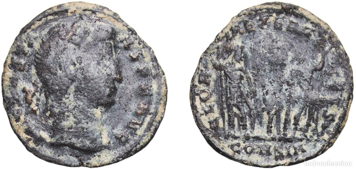 Monedas Imperio romano: Rome Roman Empire 4th - 5th Centuries AE Nummus Bronze 1.09g VF