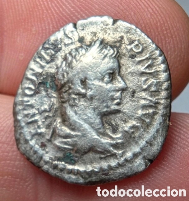 Monedas Imperio romano: Denario Caracalla 205 d.C.