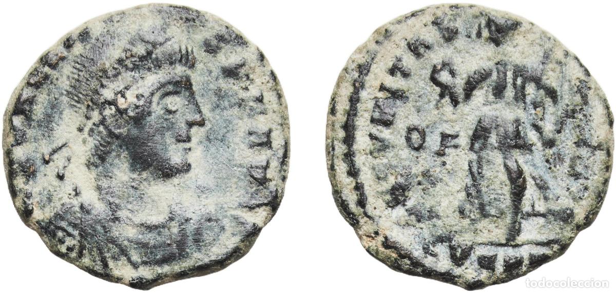 Monedas Imperio romano: Rome Roman Empire 4th - 5th Centuries AE Nummus Bronze 2.81g VF