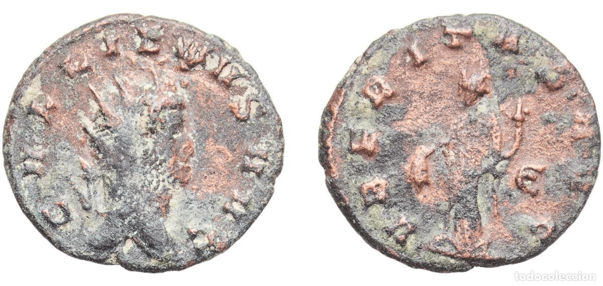 Monedas Imperio romano: Rome Roman Empire 260 - 268 &epsilon; BI Antoninianus - Gallienus (VBERTAS AVG) Rome Mint 2.83g VF RIC V.1